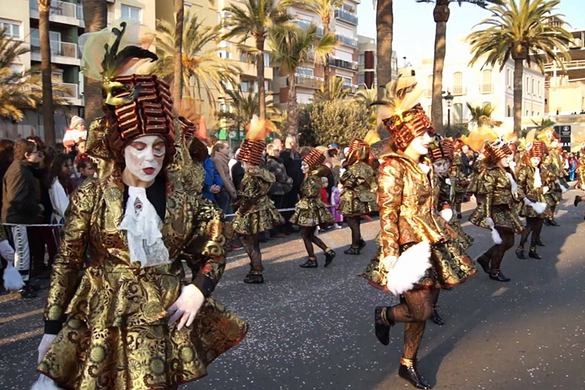 vignette Espagne Lloret de mar carnaval