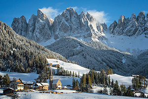 (vignette) Vignette Italie Dolomites hiver  fo