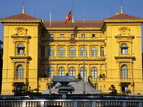 voyage vietnam hanoi palais presidentiel